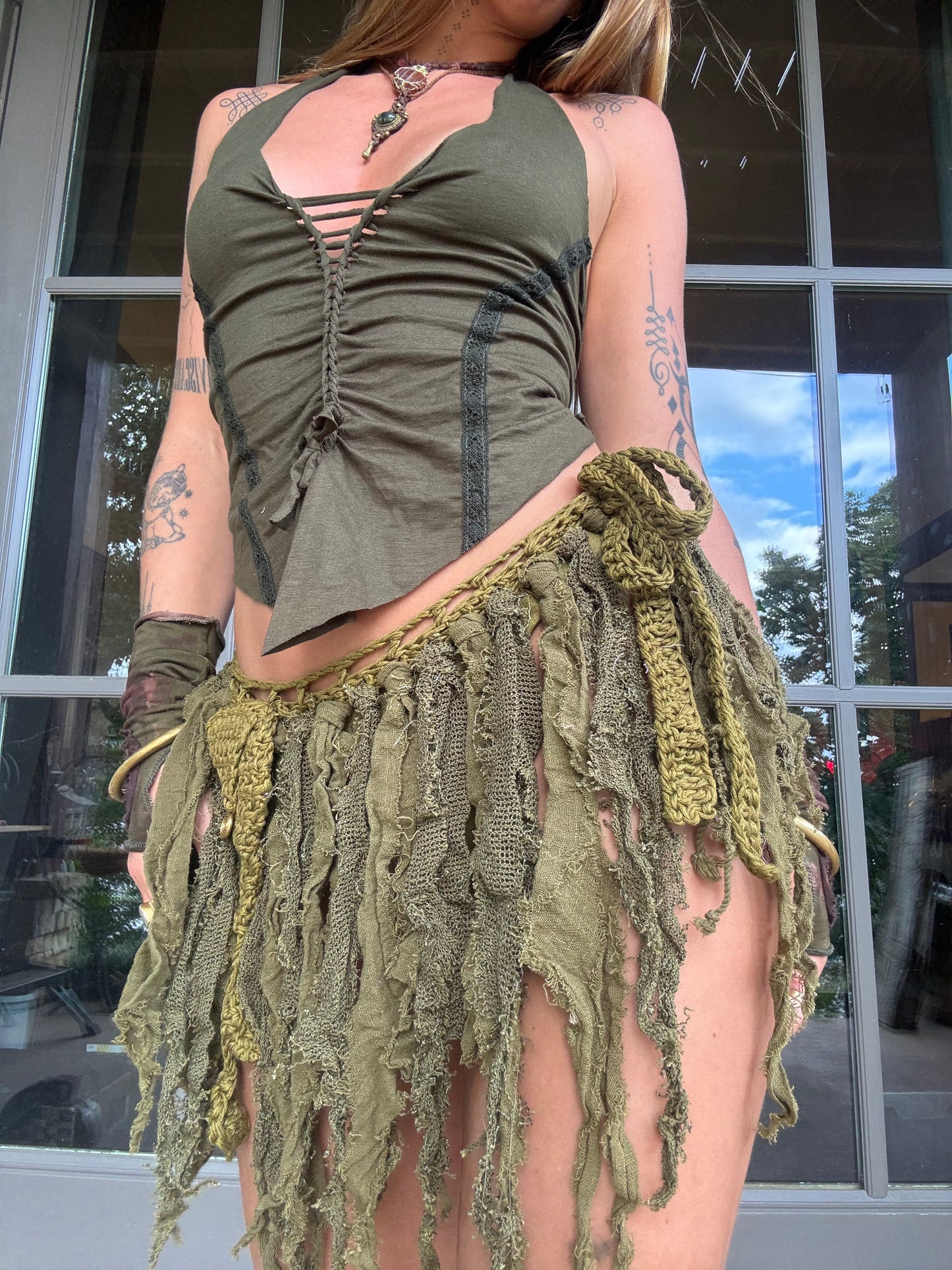 Crochet Fairy Skirt - Fern