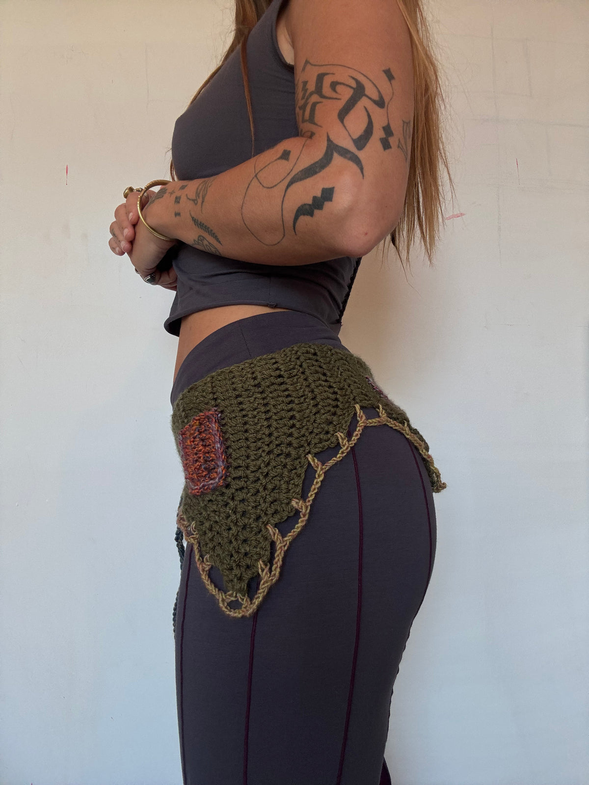 Crochet Fairy Utility Belt - Green/Multi 2