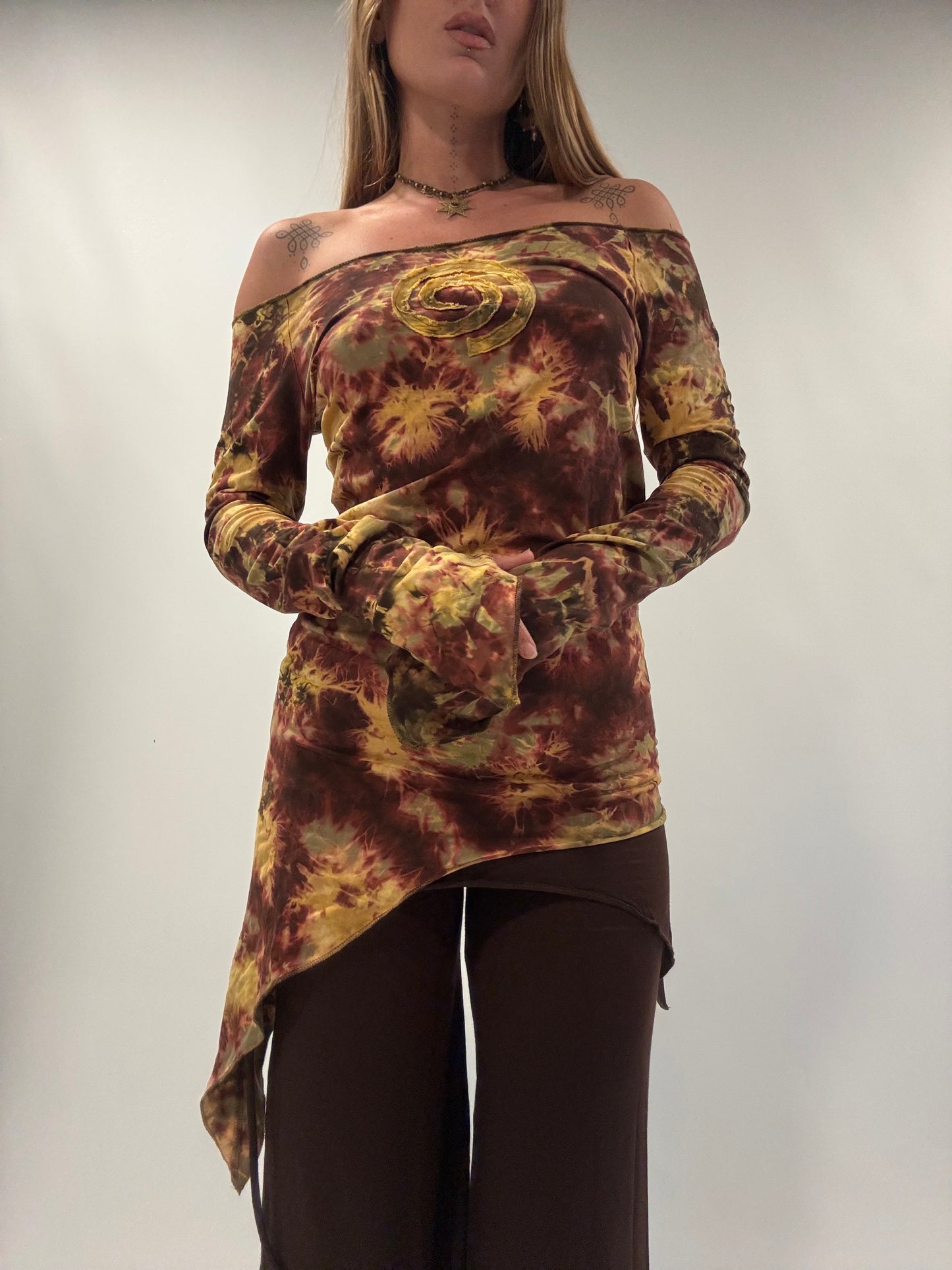 Spiral Dress - Tie Dye 1/1