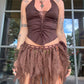 Crochet Fairy Skirt - Cinnamon