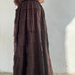 Peacock Skirt - Chocolate Brown