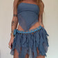 Crochet Fairy Skirt - Slate