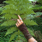 Spiral Gloves - Green/Brown Tie Die