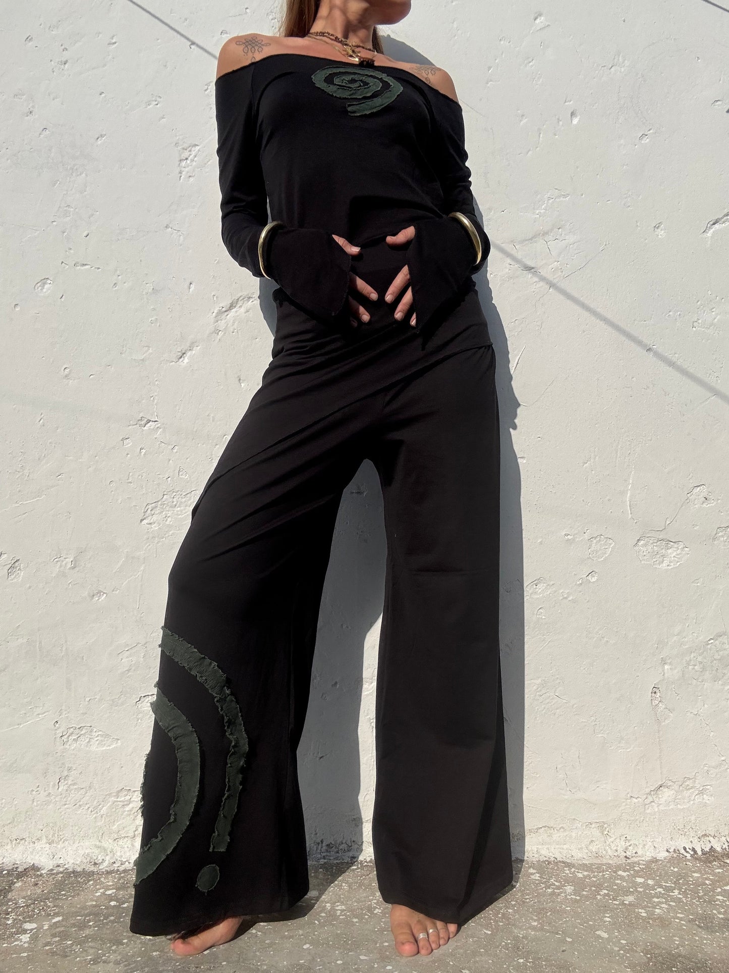 Spiral Dress - Black