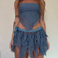 Crochet Fairy Skirt - Slate