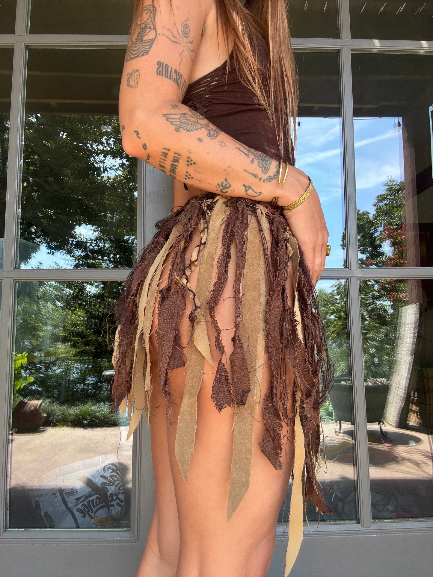 Crochet Fairy Skirt - Oak