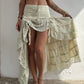 Peacock Skirt - Cream