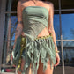 Crochet Fairy Skirt - Eucalyptus 2