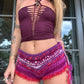 Crochet Shorts - Pink 2