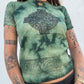 Block Print Baby Tee - Green ll
