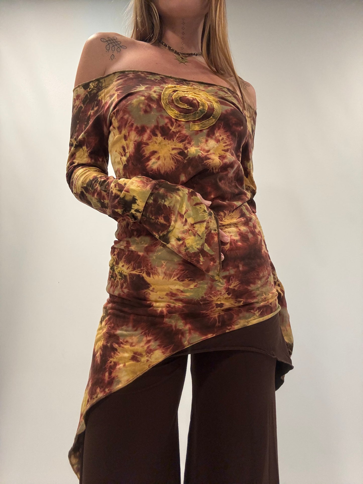 Spiral Dress - Tie Dye 1/1