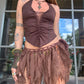 Crochet Fairy Skirt - Cinnamon