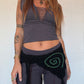 Crochet Fairy Utility Belt - Black/Green
