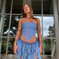 Crochet Fairy Skirt - Baby Blue