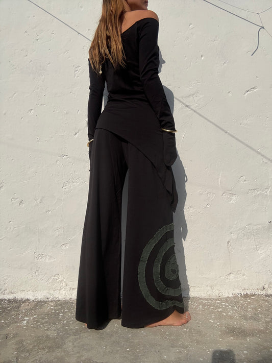 Spiral Trousers - Black