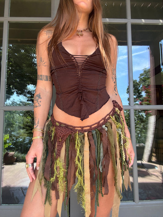 Crochet Fairy Skirt - Meadow