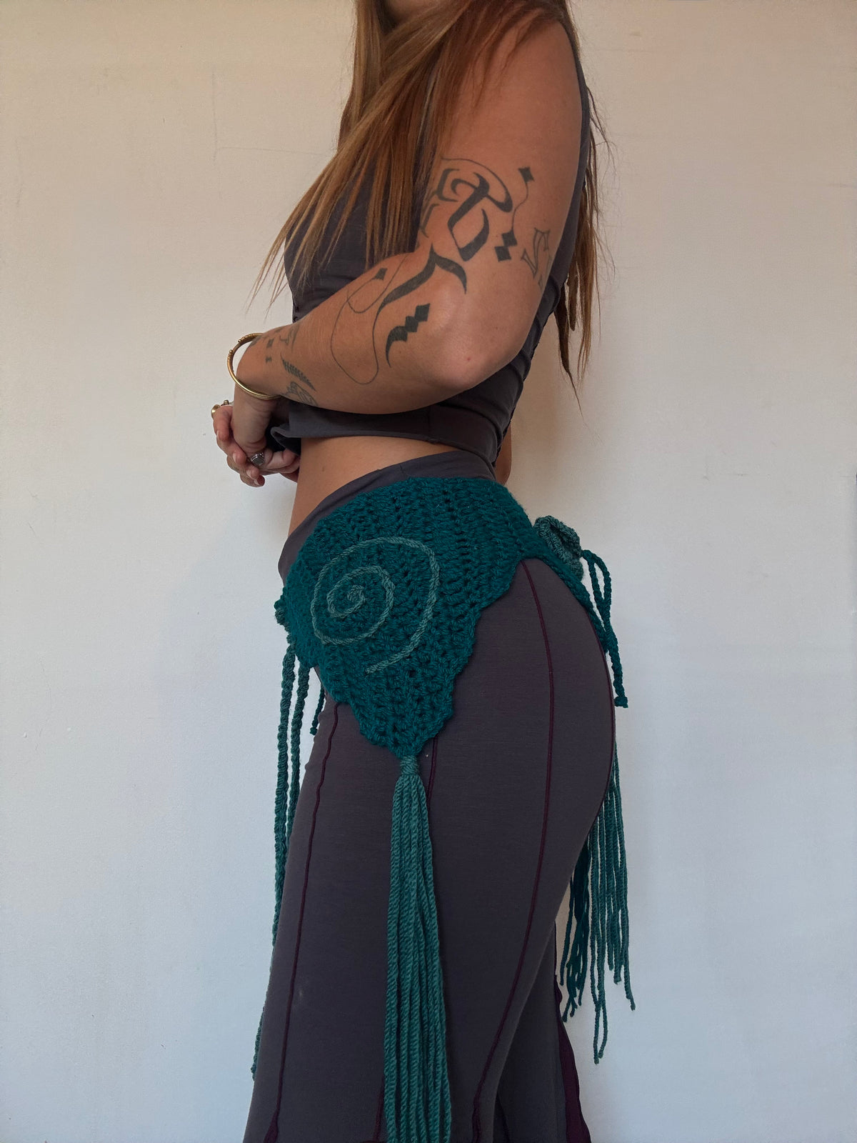 Crochet Fairy Utility Belt - Blue/Teal