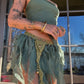 Crochet Fairy Skirt - Eucalyptus 1
