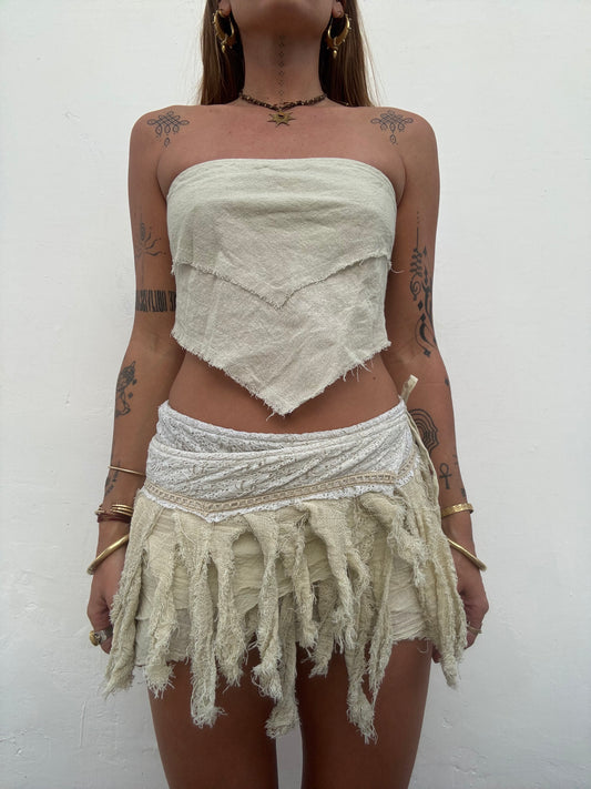 Forest Nymph Skirt - Cream