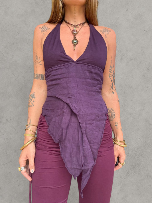 Asymmetrical Fairy Top - Purple