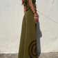 Spiral Trousers - Green/Brown