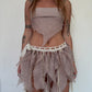 Crochet Fairy Skirt - Taupe