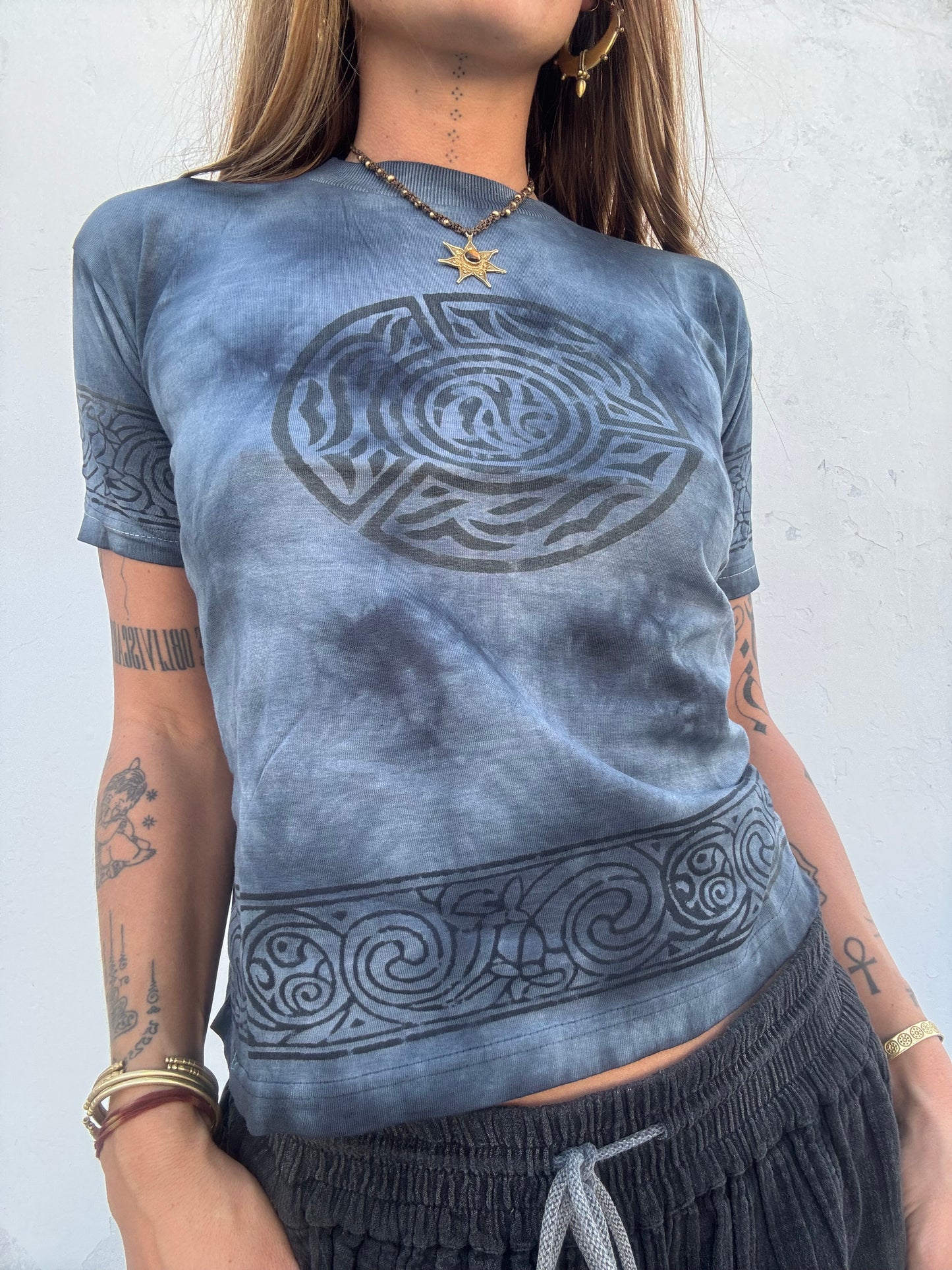 Block Print Baby Tee