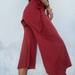 Cropped Flared Trousers - Copper