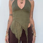 Asymmetrical Fairy Top - Green