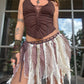 Crochet Fairy Skirt - Plum