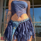 Crochet Fairy Skirt - Cobalt