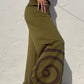 Spiral Trousers - Green/Brown