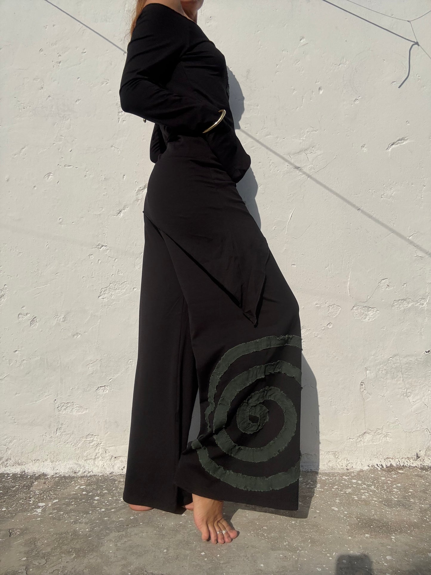 Spiral Dress - Black