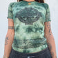 Block Print Baby Tee - Green
