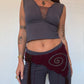 Crochet Fairy Utility Belt - Maroon/Multi