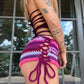 Crochet Shorts - Pink 1