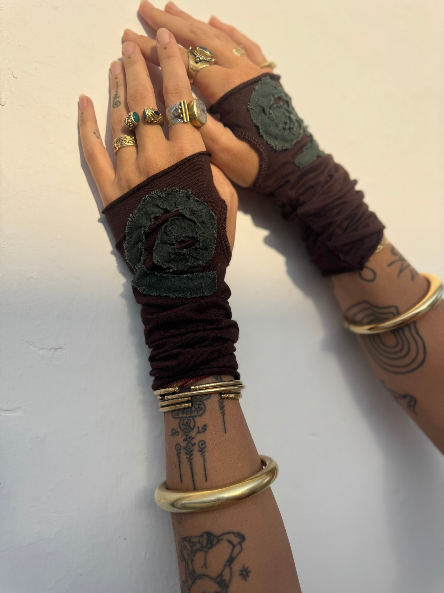 Spiral Gloves - Brown