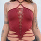 Slit Weave Top - Copper