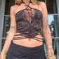 Slit Weave Top - Sacred Geometry