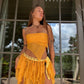 Crochet Fairy Skirt - Sunflower