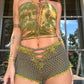 Crochet Shorts - Green
