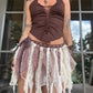 Crochet Fairy Skirt - Plum