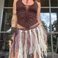 Crochet Fairy Skirt - Plum