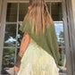 Cotton Poncho - Green