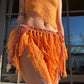 Crochet Fairy Skirt - Tangerine