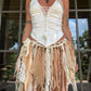 Crochet Fairy Skirt - Camel