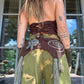 Crochet Fairy Utility Belt - Brown/Green