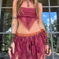 Crochet Fairy Skirt - Flame