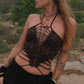 Slit Weave Top - Spiral