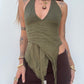 Asymmetrical Fairy Top - Green